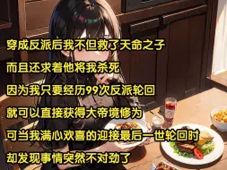 Descargar video: 穿成反派后我不但救了天命之子，而且还求着他将我杀死，因为我只要经历99次反派轮回，就可以直接获得大帝境修为，可当我满心欢喜的迎接最后一世轮回时