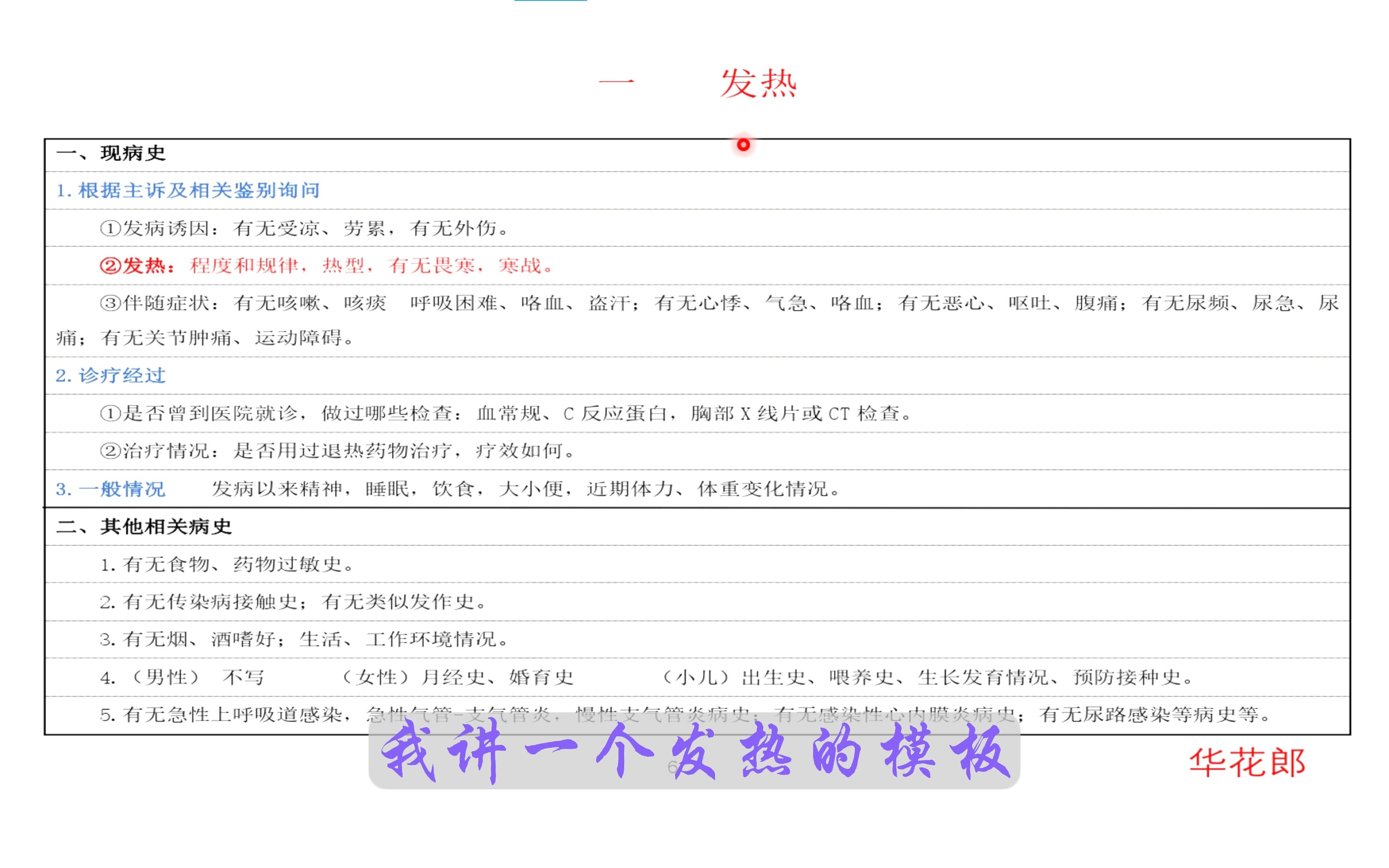 实践技能考试——病史采集答题模板哔哩哔哩bilibili