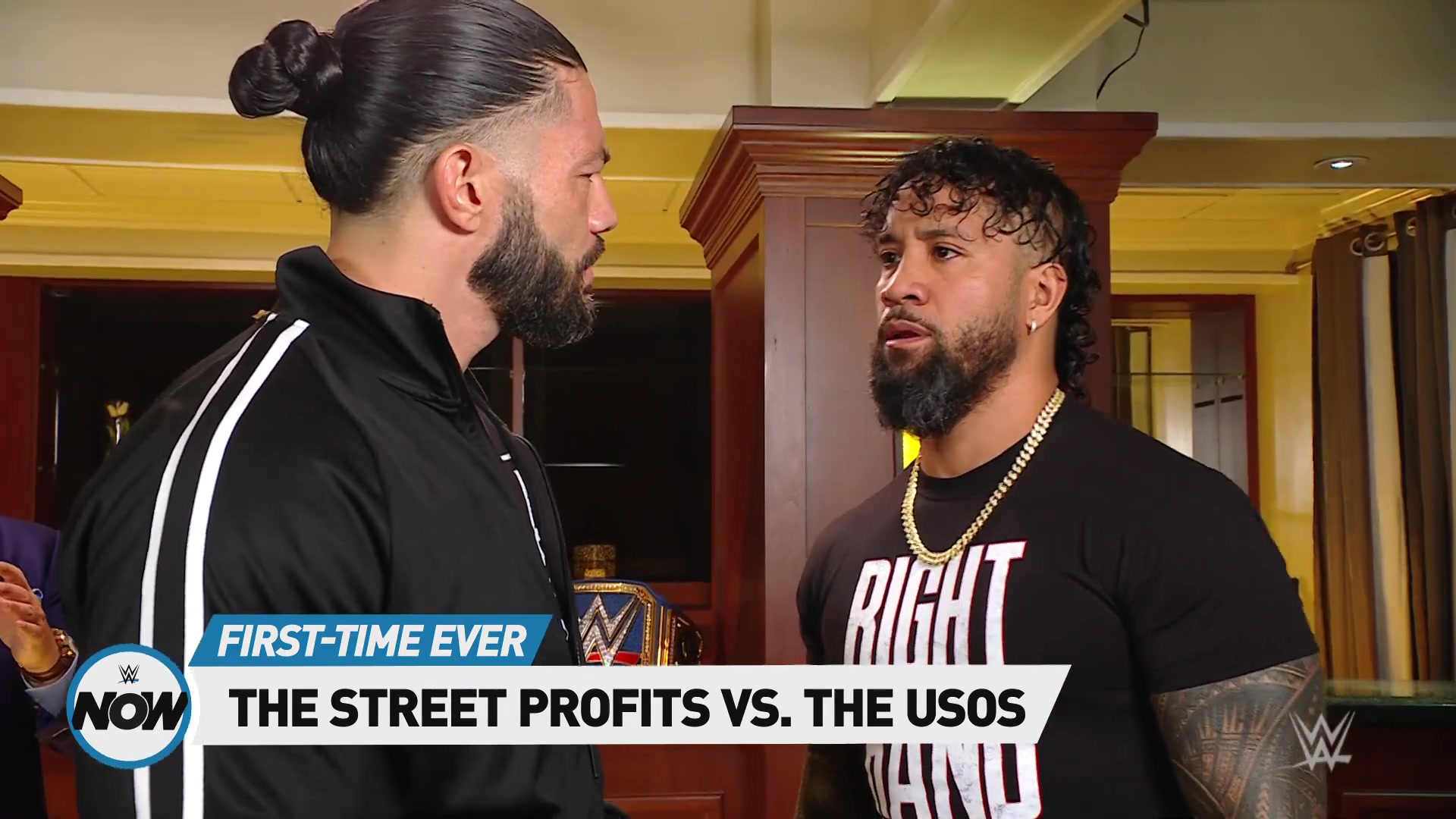 [图]The Usos return to action against the Street Profits: WWE Now, May 28, 2021