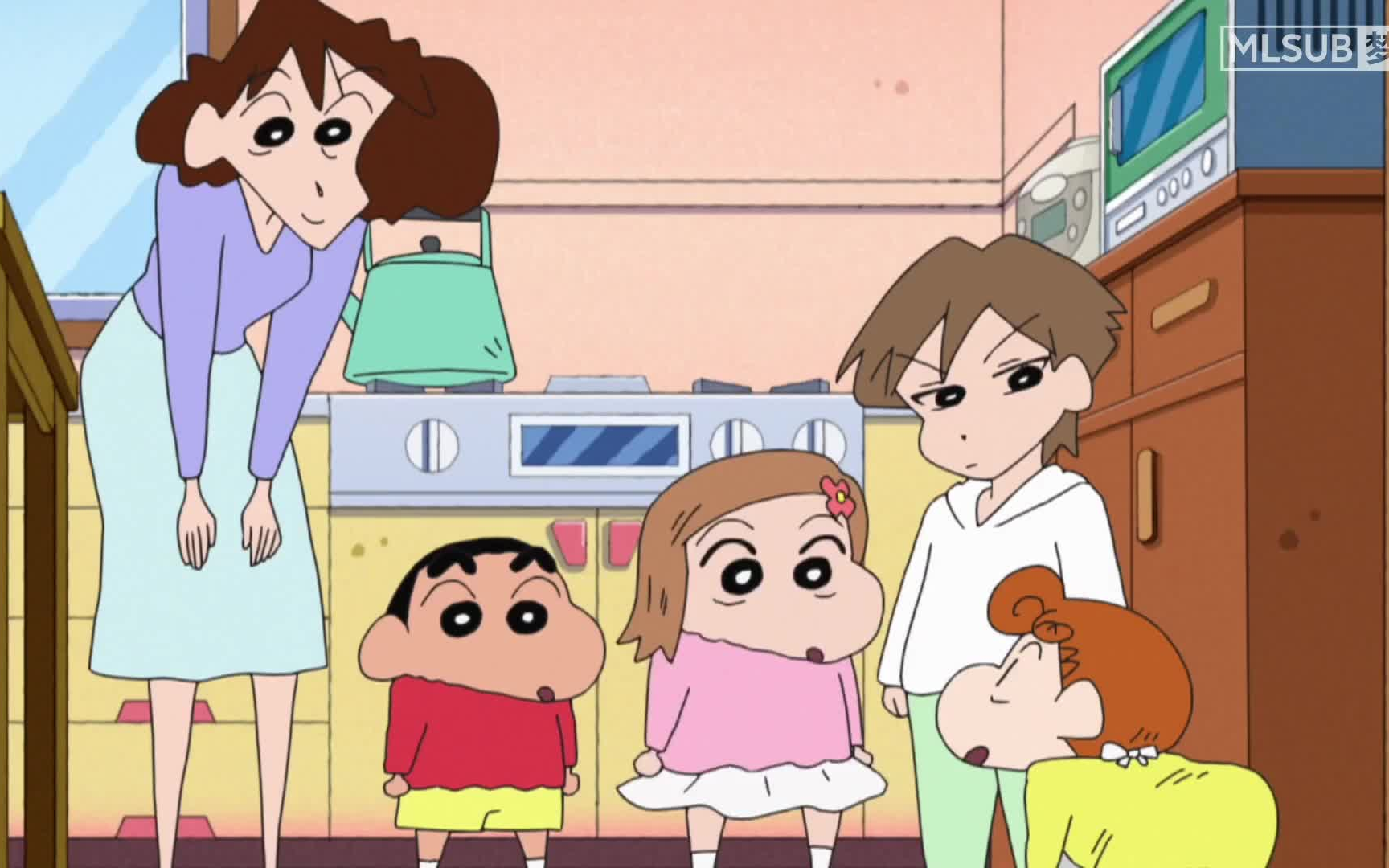 蜡笔小新日语 狭志伯伯结婚系列 我的堂兄妹来了