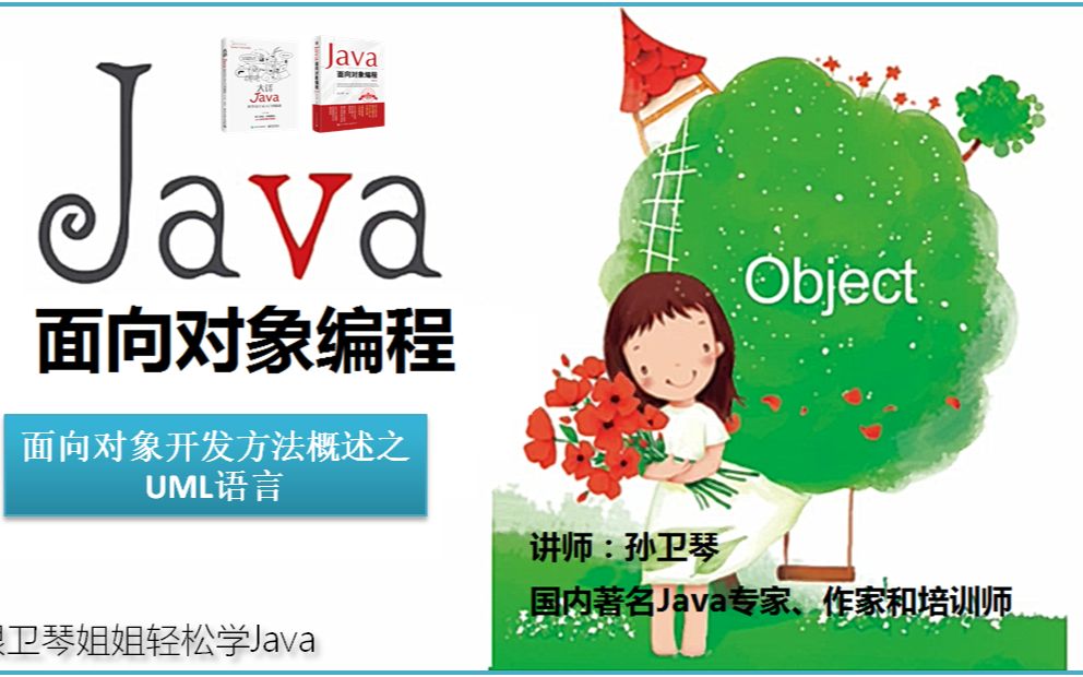 [图]孙卫琴的《Java面向对象编程》视频课：5.面向对象开发方法概述->UML语言