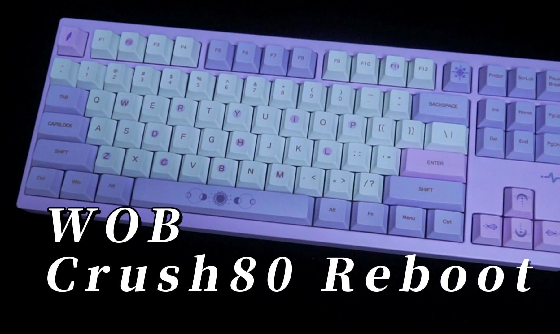 千元内量产铝坨坨完全体?WOB Crush80 Reboot上手体验哔哩哔哩bilibili