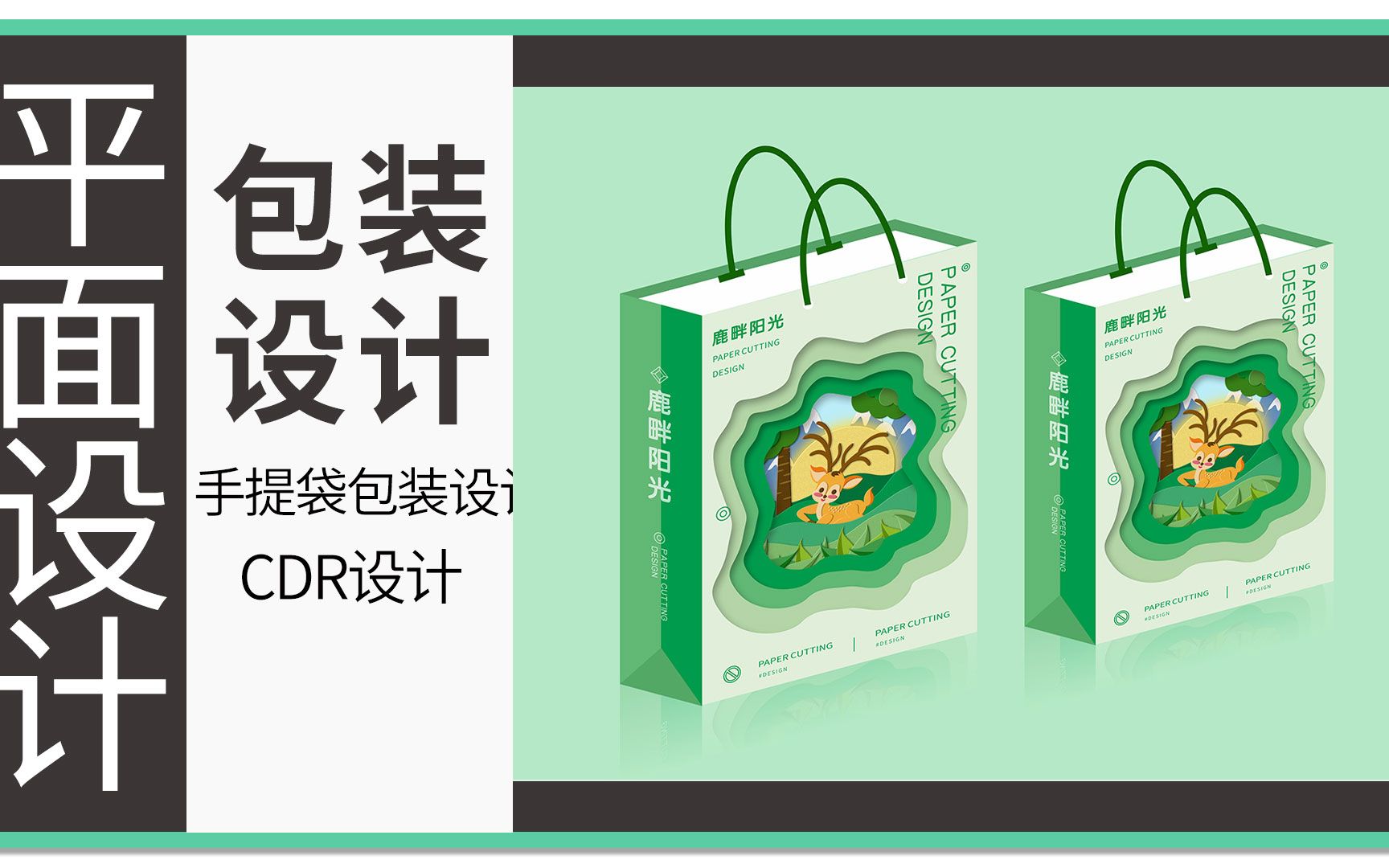 cdr手提袋包装绘制