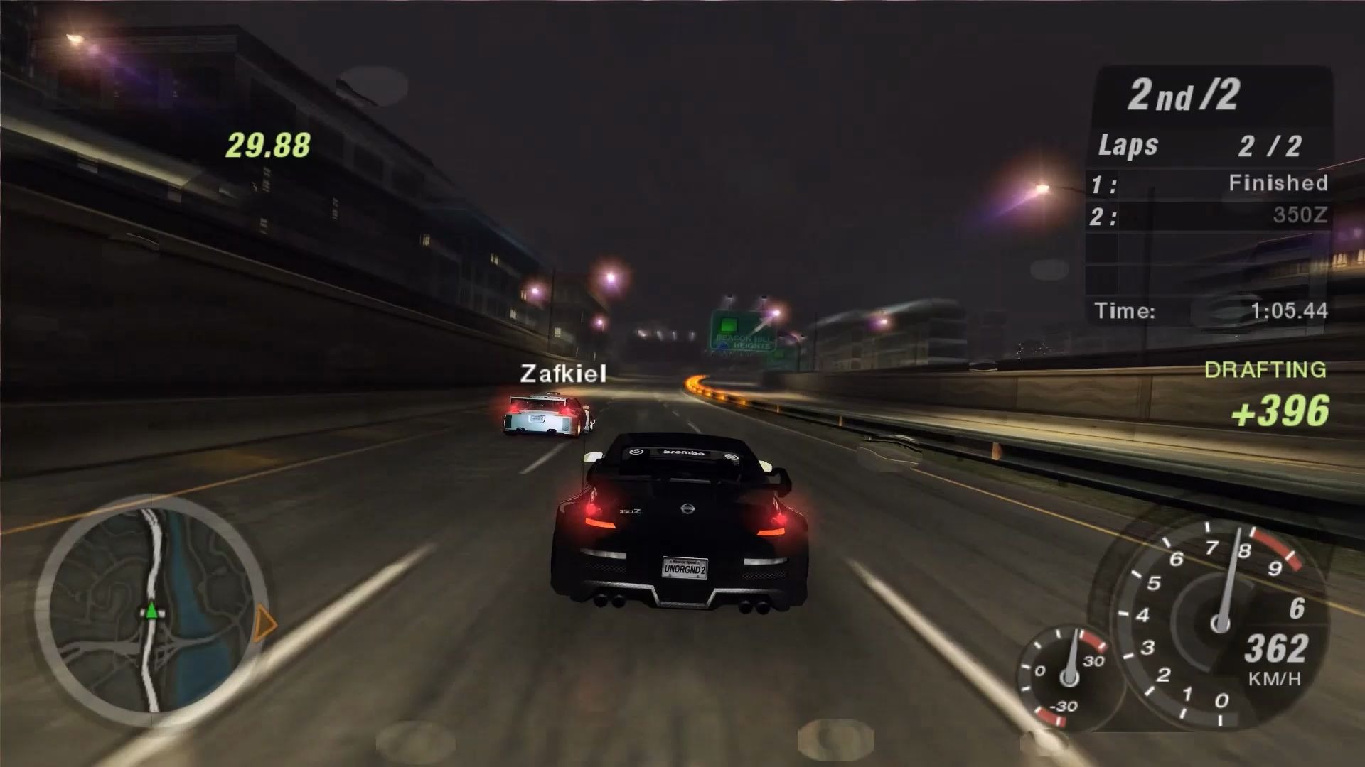 极品飞车8 环城高速2圈 双350z联机合作记录_哔哩哔哩 (゜-゜)つロ