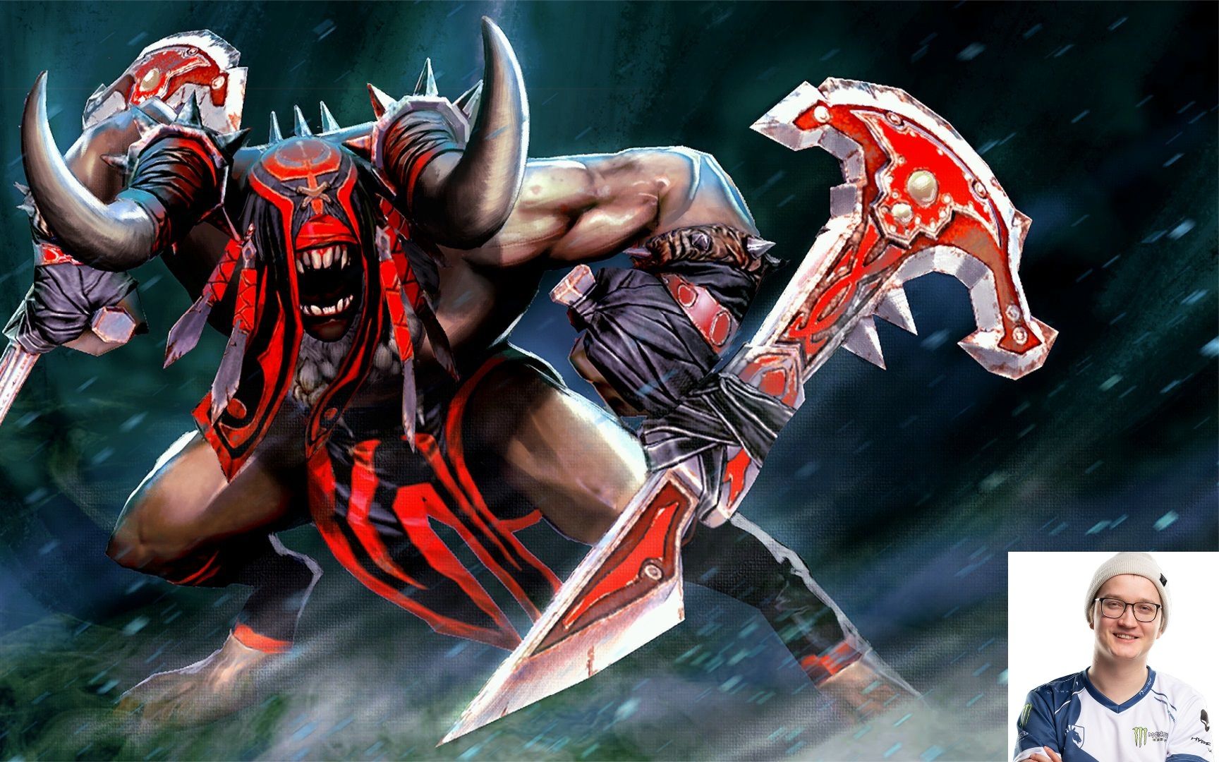 【dota 2 pro】matumbaman - 大哥血魔电锤双刀魔晶晕锤 - 7.28b