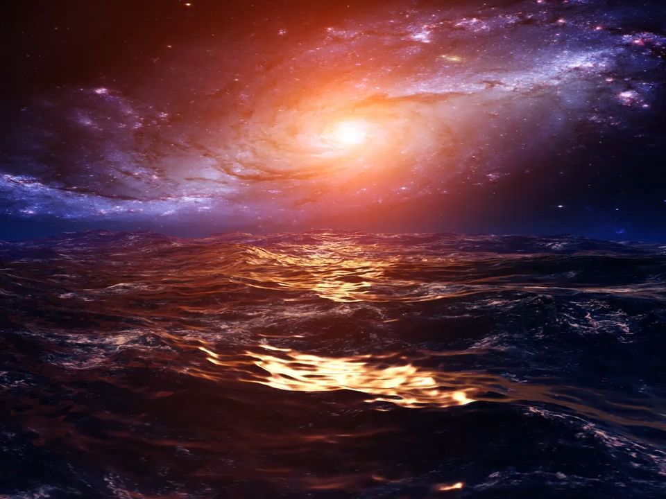 m940 4k高清画质唯美大海海洋海浪波浪波涛汹涌宇宙星空星云银河系