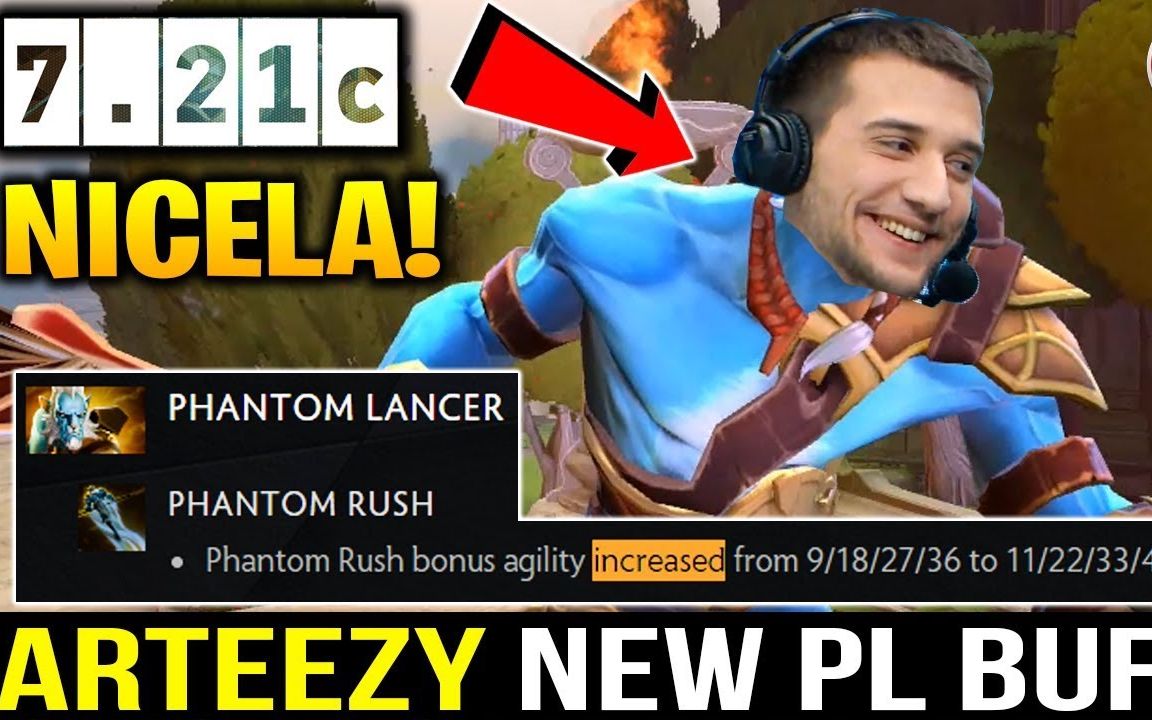 【arteezy】phantom lancer 7.