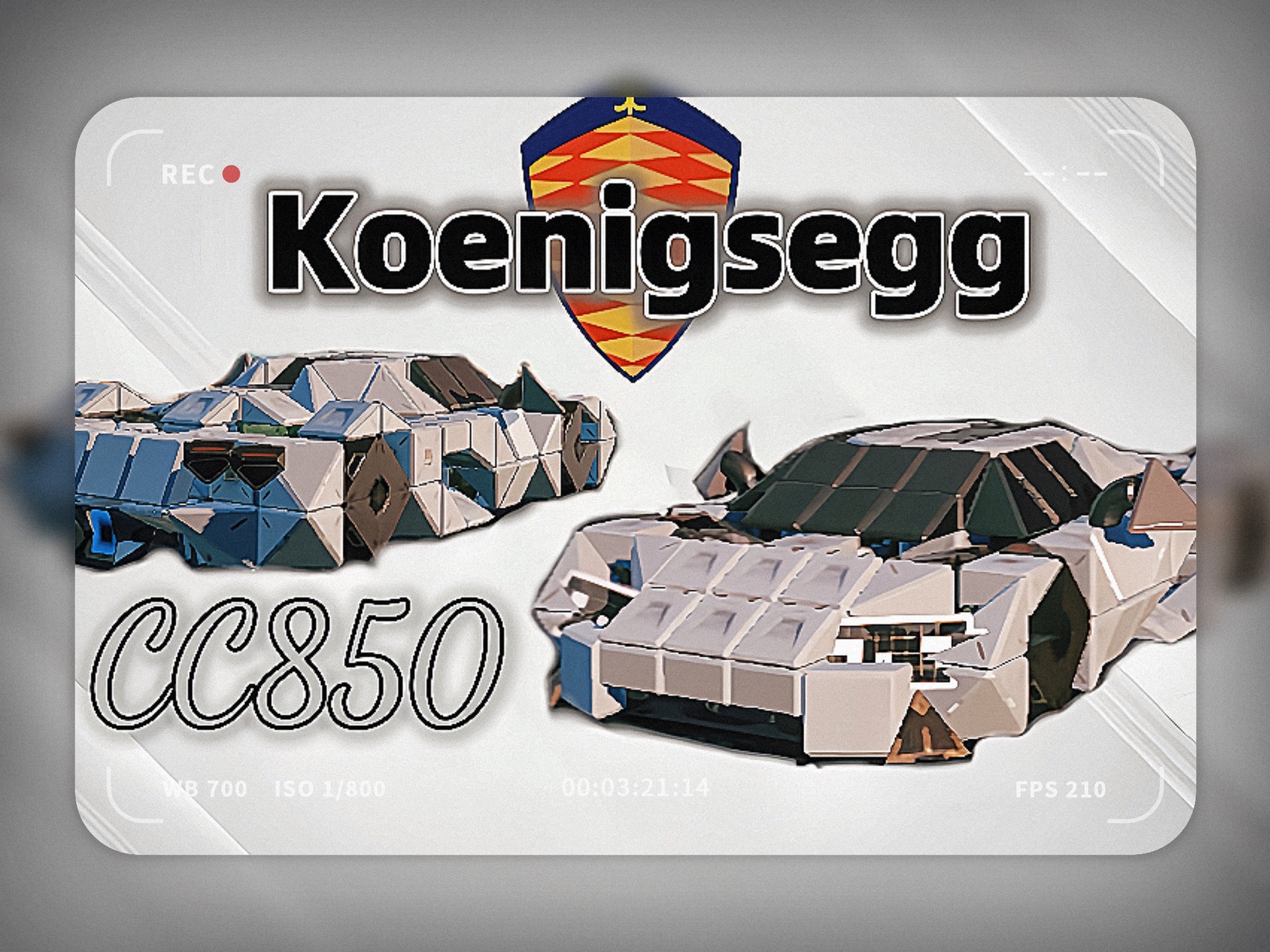 全站首发还原“koenigsegg CC850”复古与科技…..【重装上阵】重装上阵