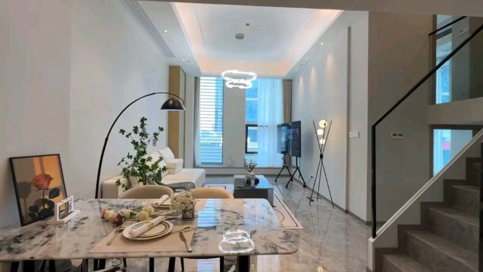 广州天河复式loft公寓,商住两用民用水电,准现房独立红本证,总价落地