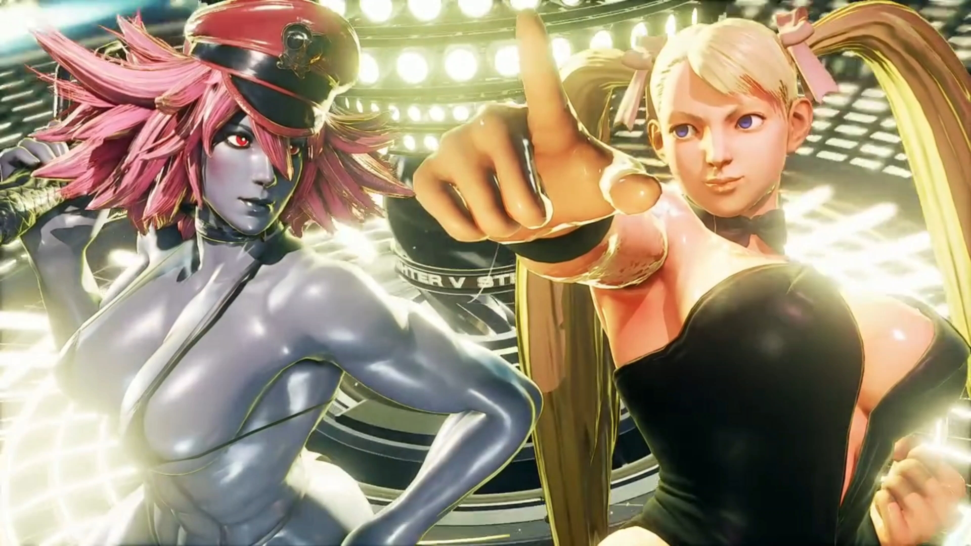 街头霸王5:比基尼波动拳邪恶毒药vs双马尾泳装波动拳美华