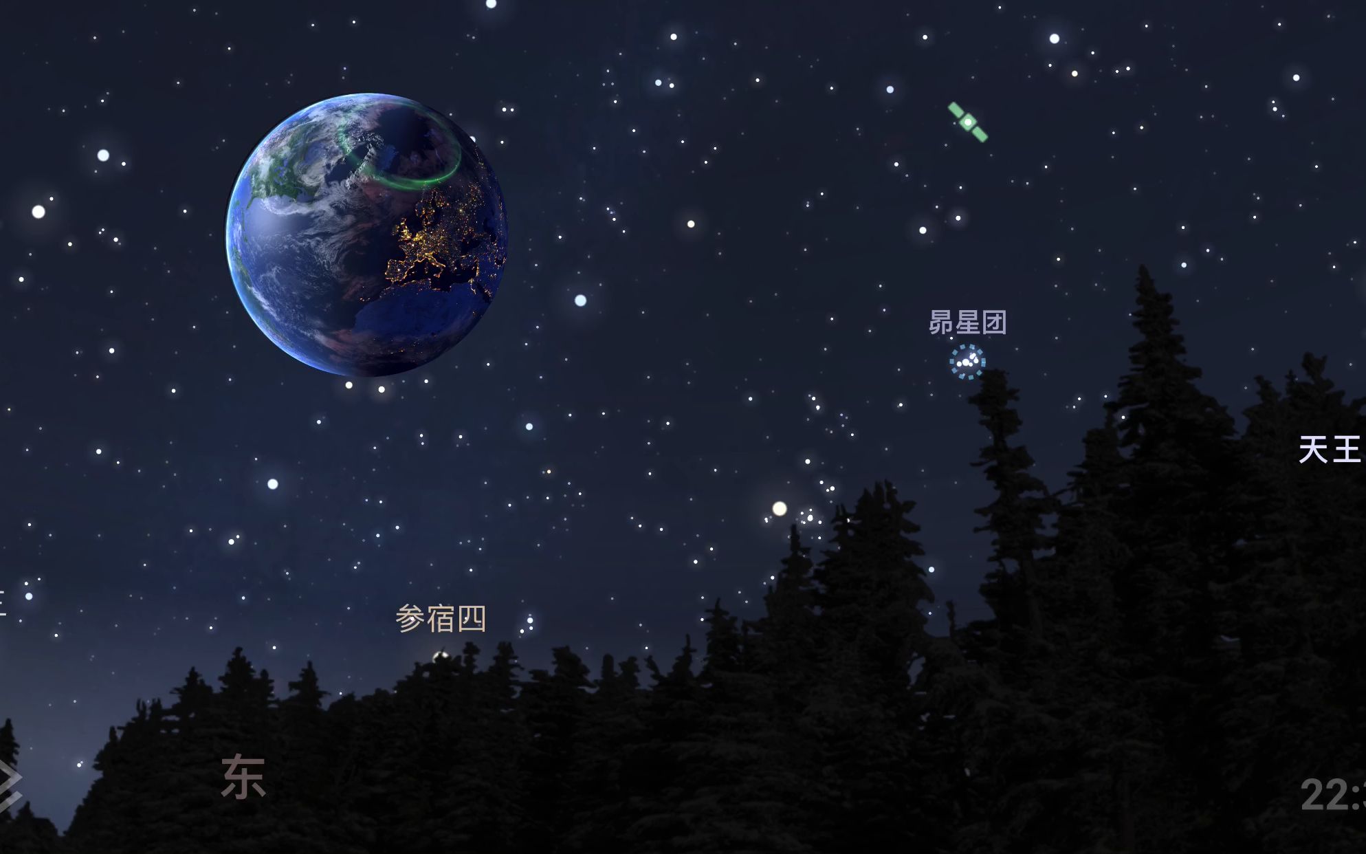 [图]极夜来临时，站在北极点看到的星空是什么样的？