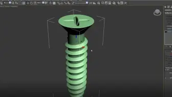 3D MAX 螺丝制作
