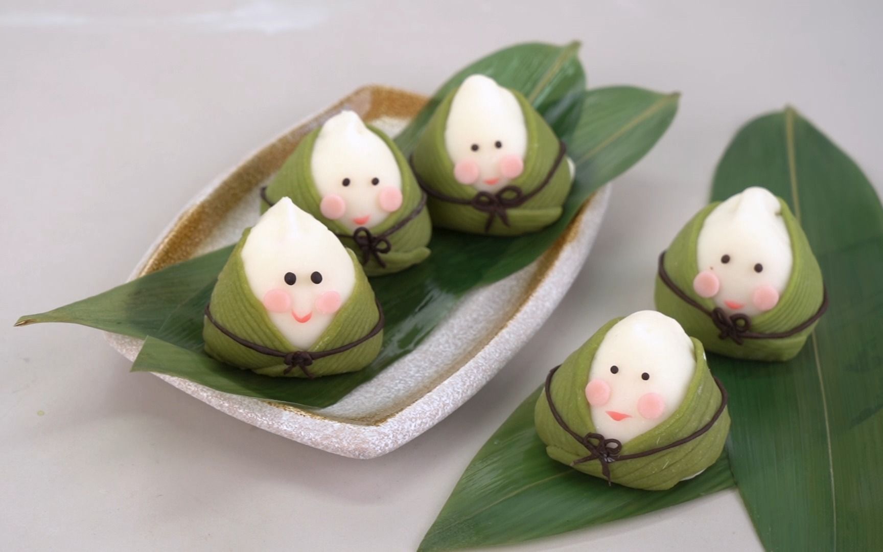 软萌可爱雪媚娘粽子