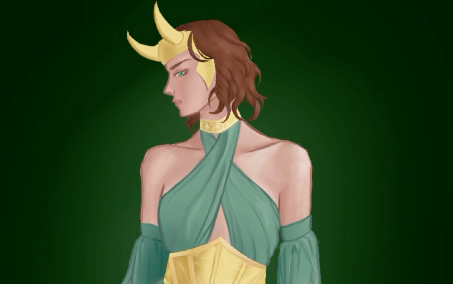 【procreate】loki女向_哔哩哔哩_bilibili