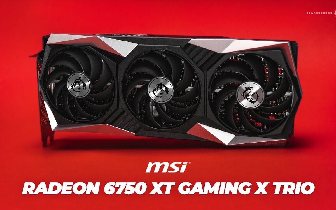 【Gear Seekers】微星MSI Radeon 6750 XT Gaming X Trio  Windows & Linux测试(自动翻译)哔哩哔哩bilibili