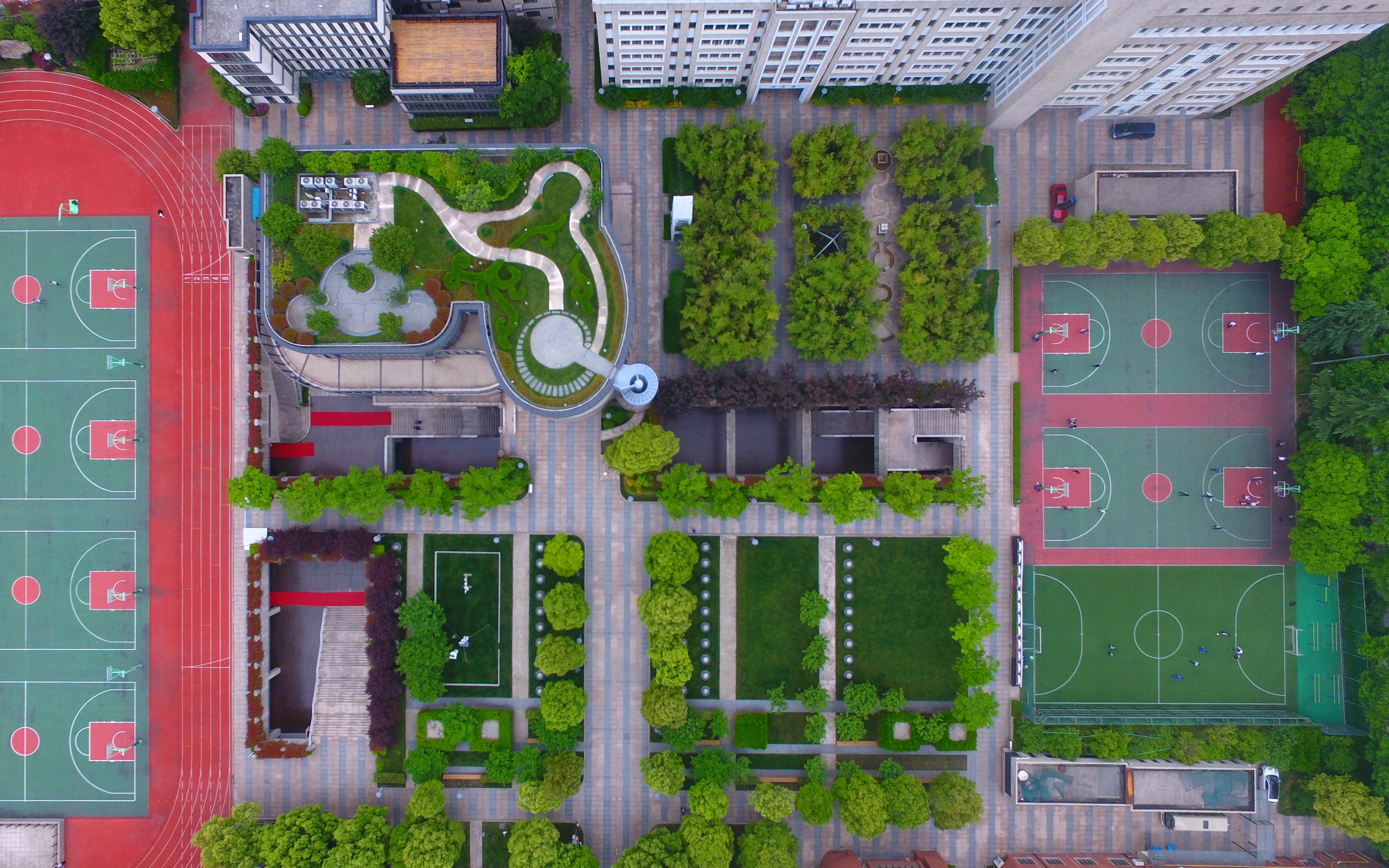 市西中学翼客无人机社航拍随拍