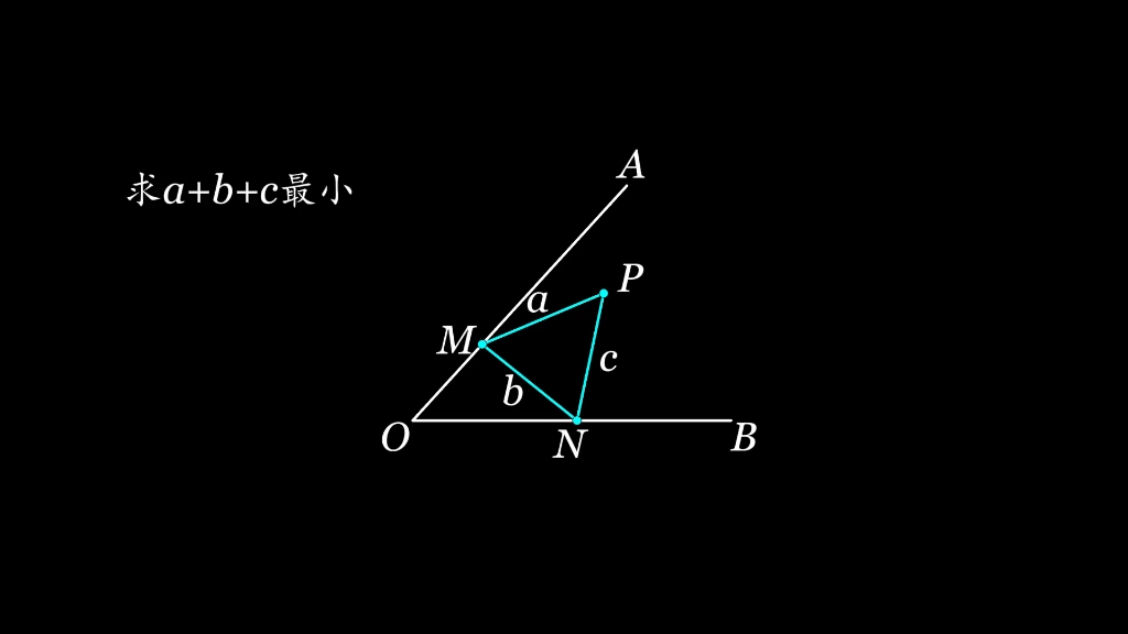 [图]将军饮马（二），两动一定，两动两定#数学思维 #最值问题