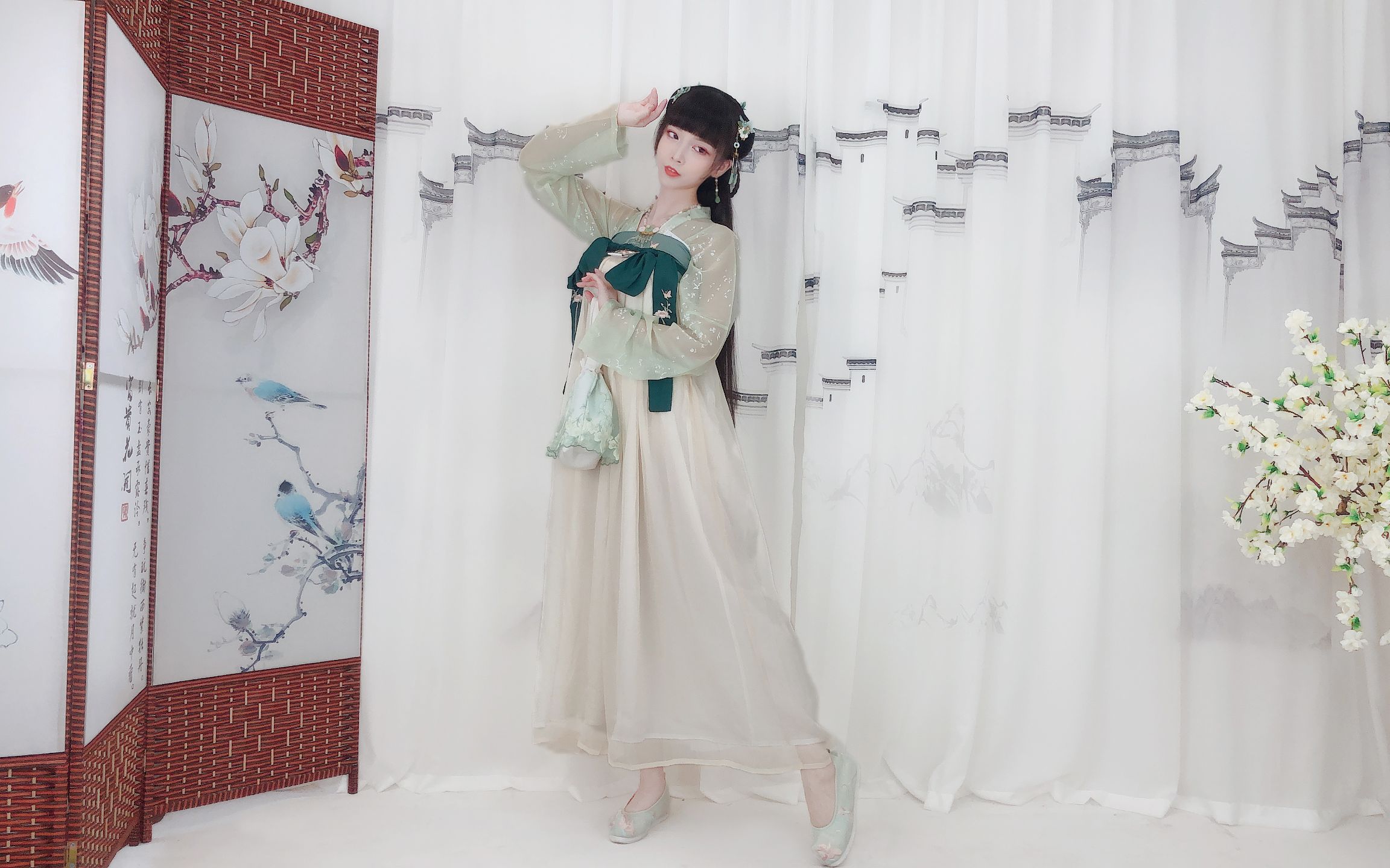 【汉服开箱】开箱梨花渡家的碧落啦