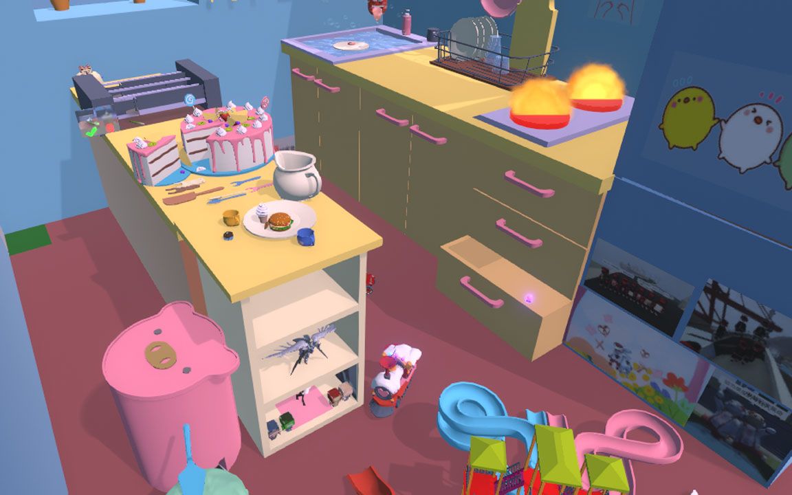 活动作品乐美解说人类一败涂地我们变成迷你小人穿越到了巨人厨房