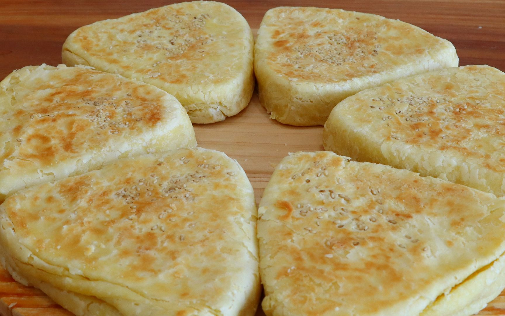 香酥咸味焙子小时候的味道,不用烤箱只需一个平底锅,层多好吃