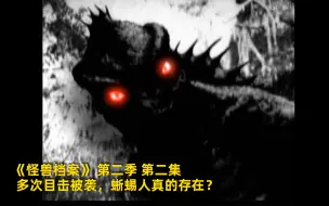 Télécharger la video: 【怪兽档案 第二季】看点2：多次目击被袭，蜥蜴人真的存在？ 竖版