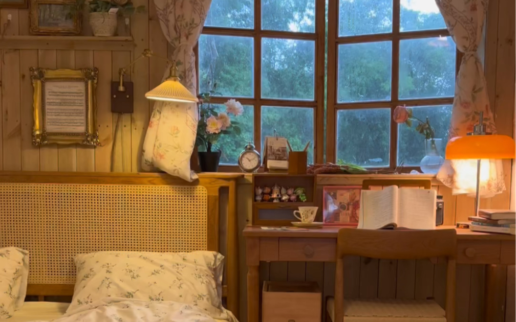 喜欢下雨天,以及雨后的彩虹_农村老宅改造的家-showers阵雨-showers阵雨-哔哩哔哩视频