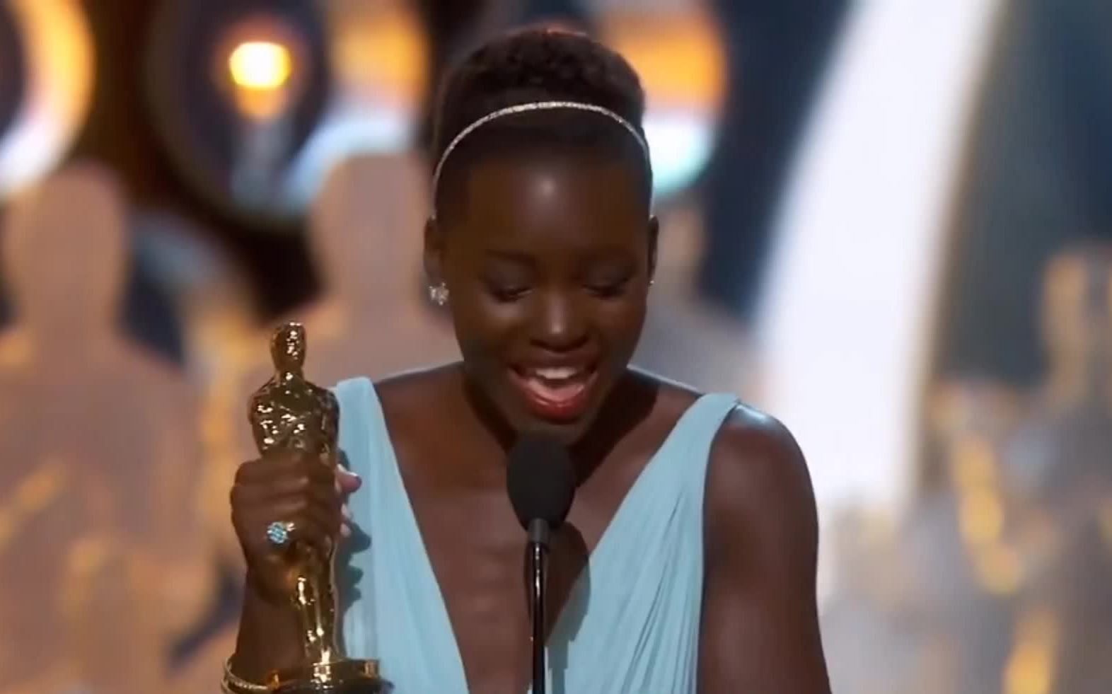 [图]【第86届奥斯卡金像奖 2014年】〖最佳女配角〗露皮塔·尼永奥 Lupita Nyong’o《为奴十二年》12 Years a Slave「得奖感言」