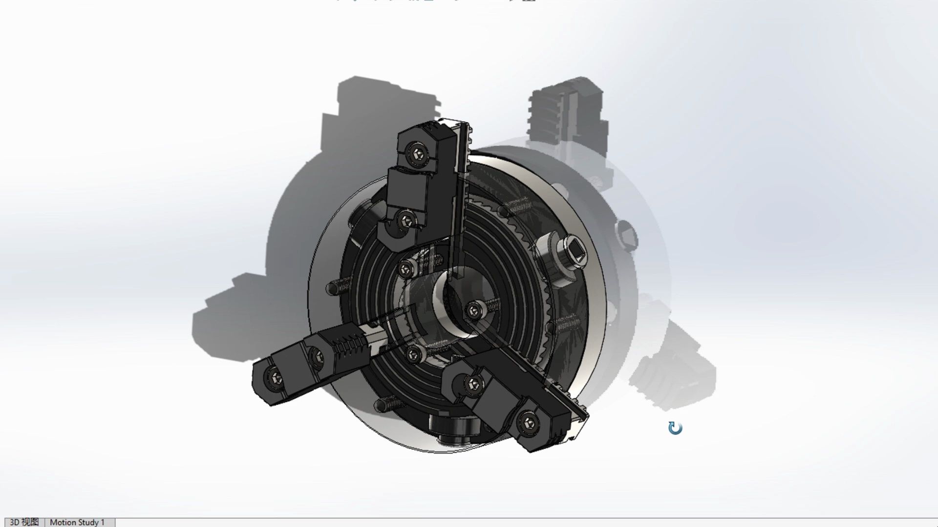 3 Jaw Self Centering Chuck自定心三爪卡盘3D数模图纸哔哩哔哩bilibili