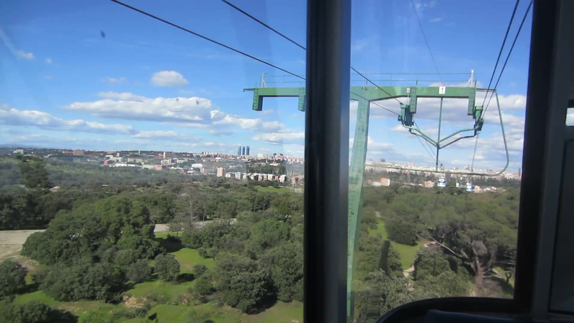 带你环游世界:西班牙马德里缆车 cable transport madrid spain