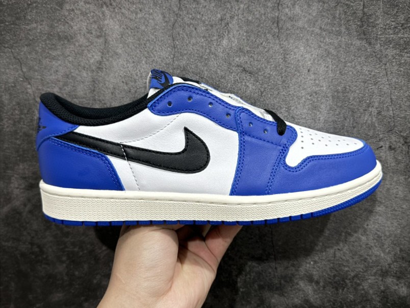 air jordan 1 low og aj1乔1低帮男子文化篮球鞋 白蓝小闪电低帮!
