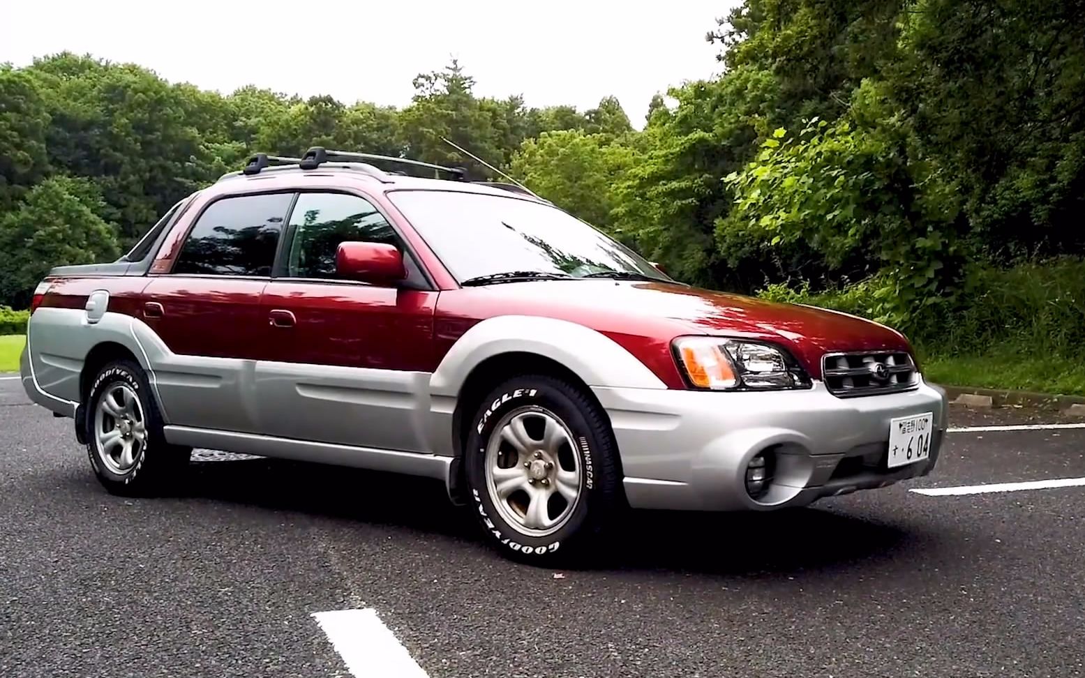 又帅又实用的皮卡日本少见的北美版左舵斯巴鲁baja