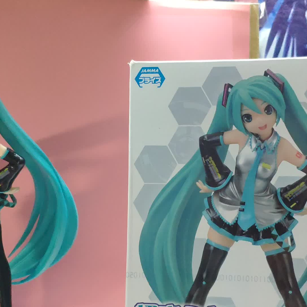 绝版Sega 初音未来MIKU Project DIVA-f 正版景品手办测评开箱【杏子手 