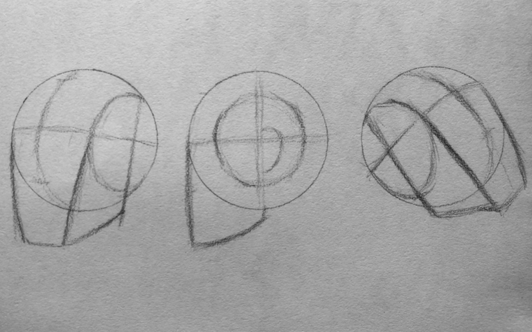 运用路米斯的方法,绘制头部的任意角度_哔哩哔哩_bilibili