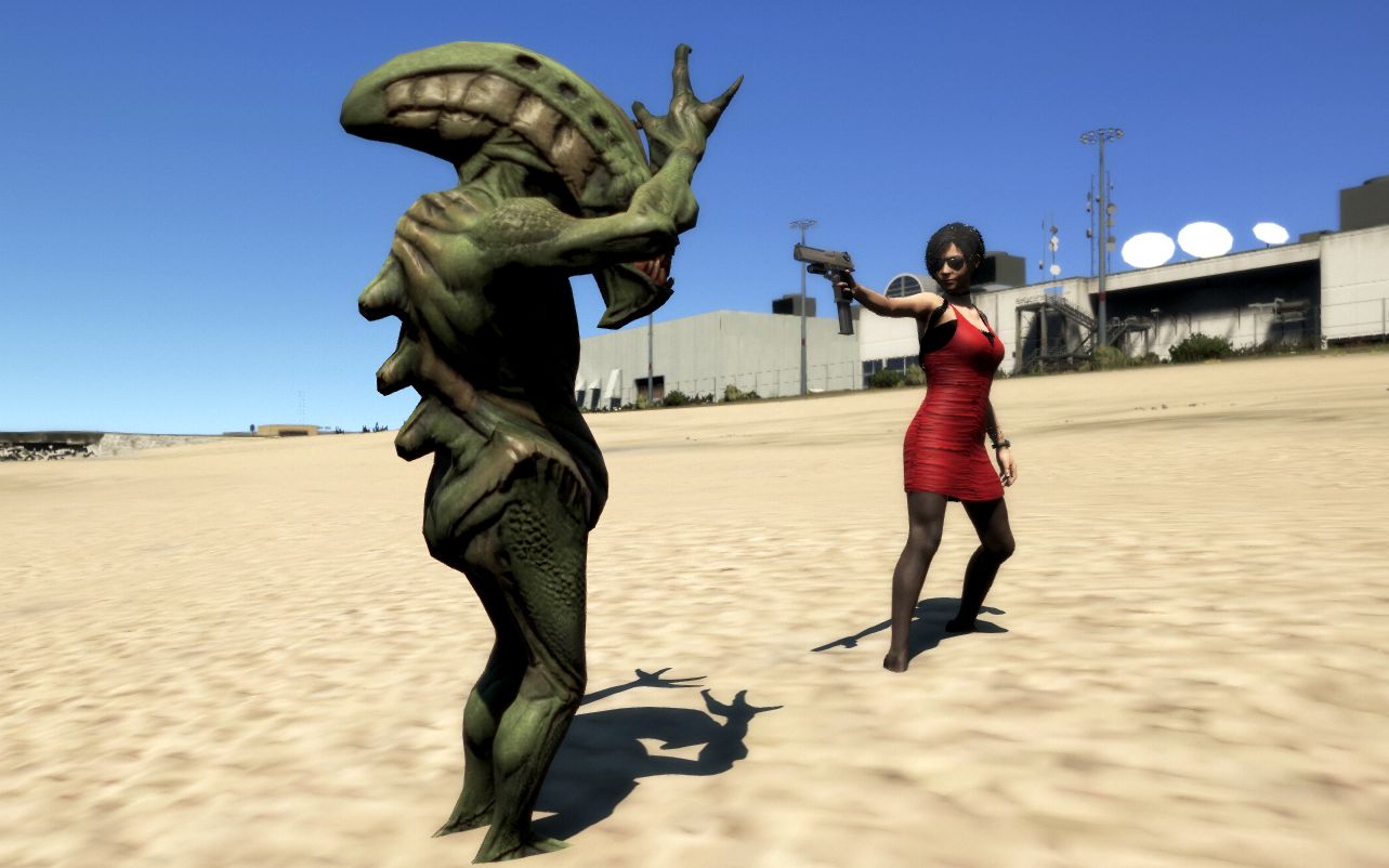 gta5 热血沸腾的大战外星人_哔哩哔哩 (゜-゜)つロ 干杯~-bilibili