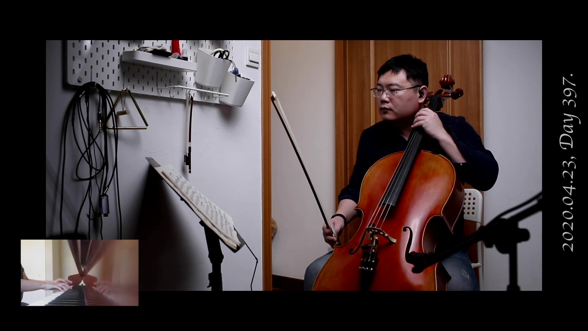 【大提琴】day397,快乐的农夫,铃木第一册.