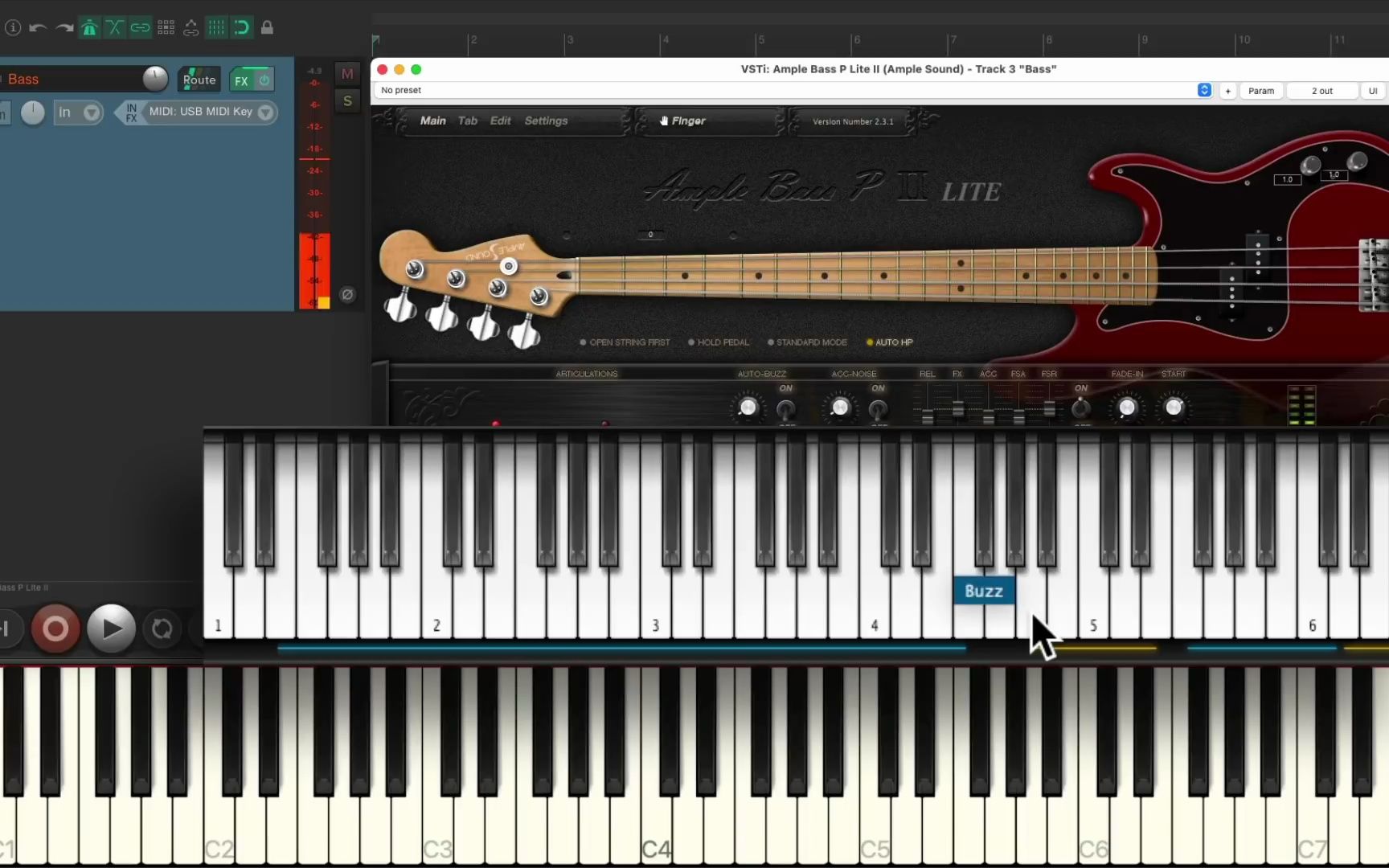 免费贝斯插件 ample bass p lite ii