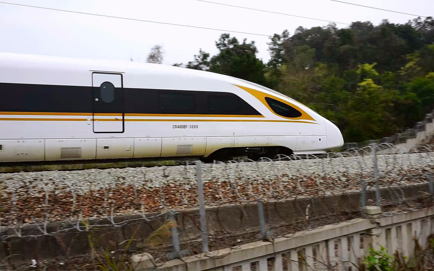 铁路衡柳线g1504复兴号cr400bf驶上衡柳双线特大桥