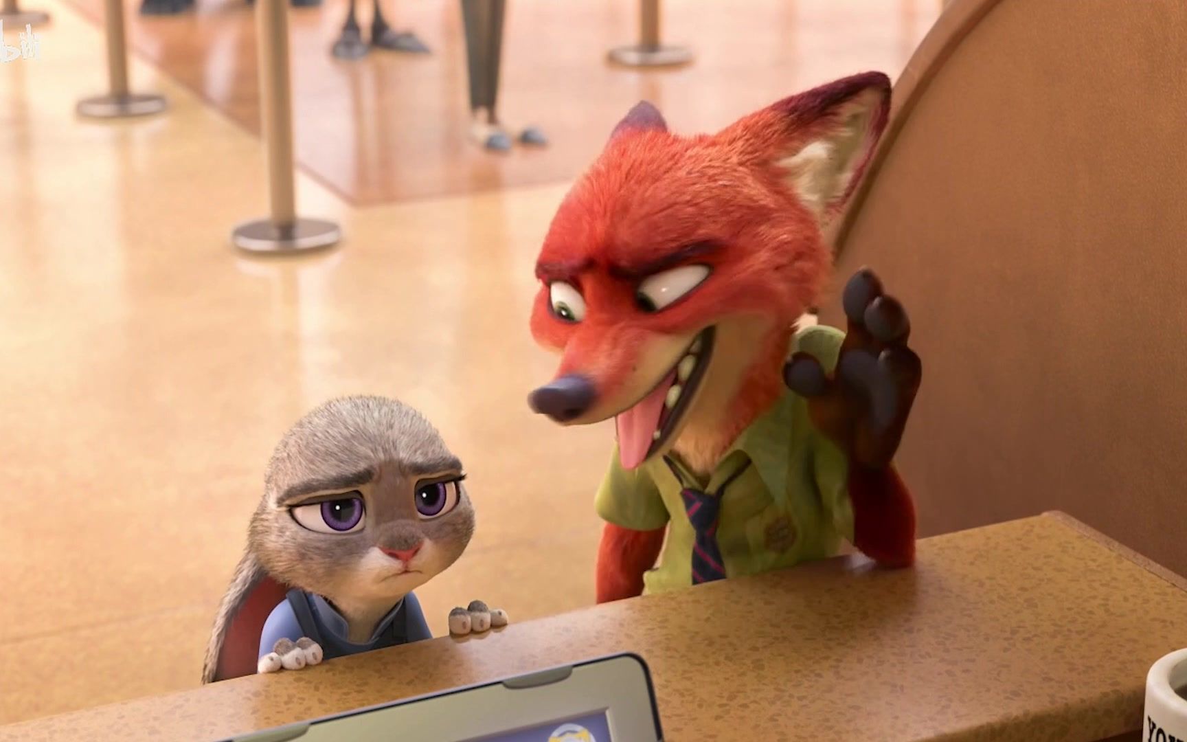 《疯狂动物城》精彩片段:兔子与狐狸的故事,真正磕到了尘世的甜蜜