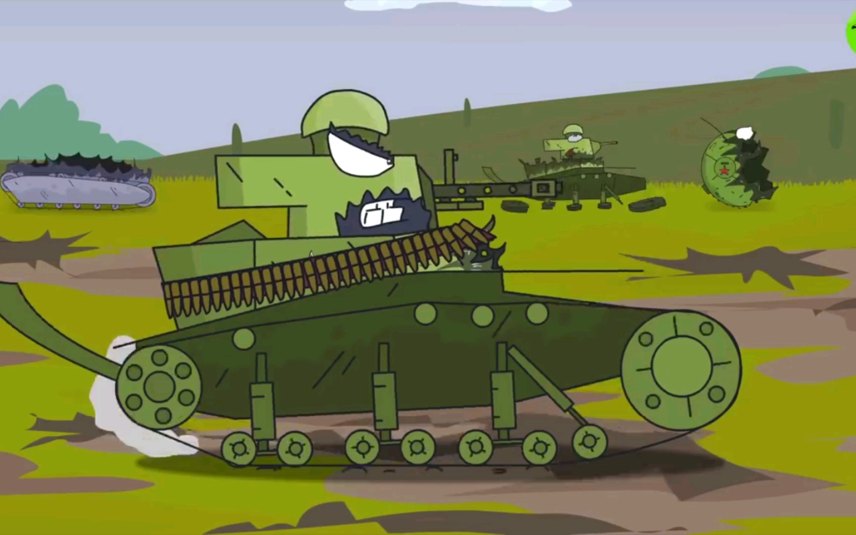 坦克世界动画:kv44堡垒