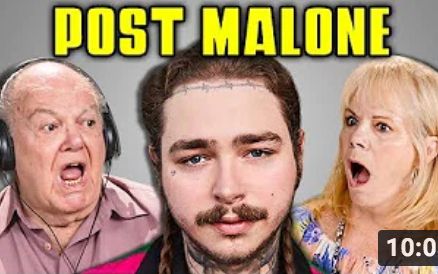 [中] 老年人看Post Malone 感觉年级轻轻的马龙还是很受老年人的喜爱啊,而且爷爷奶奶们关注的点都奇奇怪怪的哈哈哈哈!!!哔哩哔哩bilibili