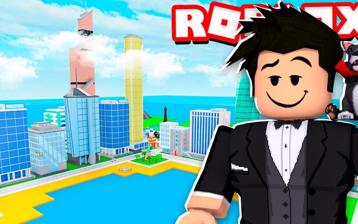 roblox城市大亨建造豪华大都会成为土豪面面解说