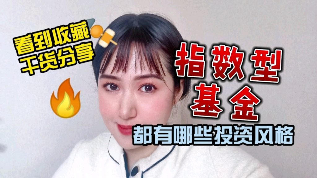 指数型基金都有哪些投资风格?收藏必是赚到!哔哩哔哩bilibili