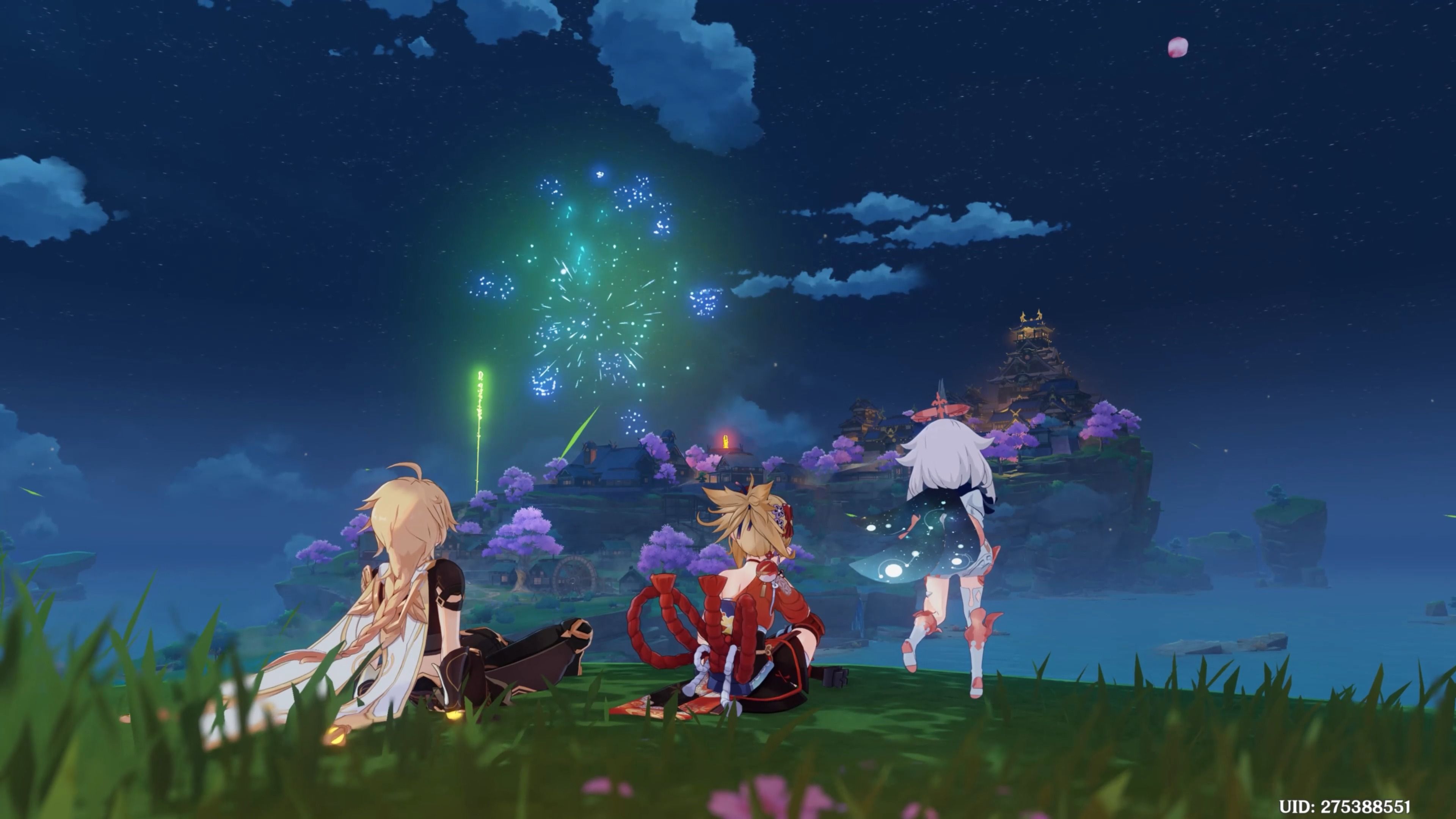 【剧情回忆向/原神/萌新号/4k】传说任务-琉金之章(宵宫) 第一幕