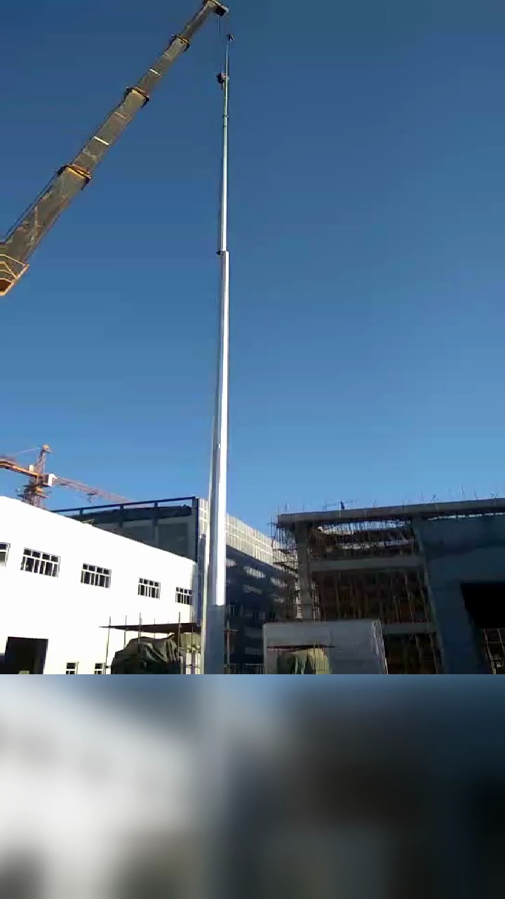 避雷塔厂家 #单管塔 #内蒙古单管塔 #内蒙古单管塔价格