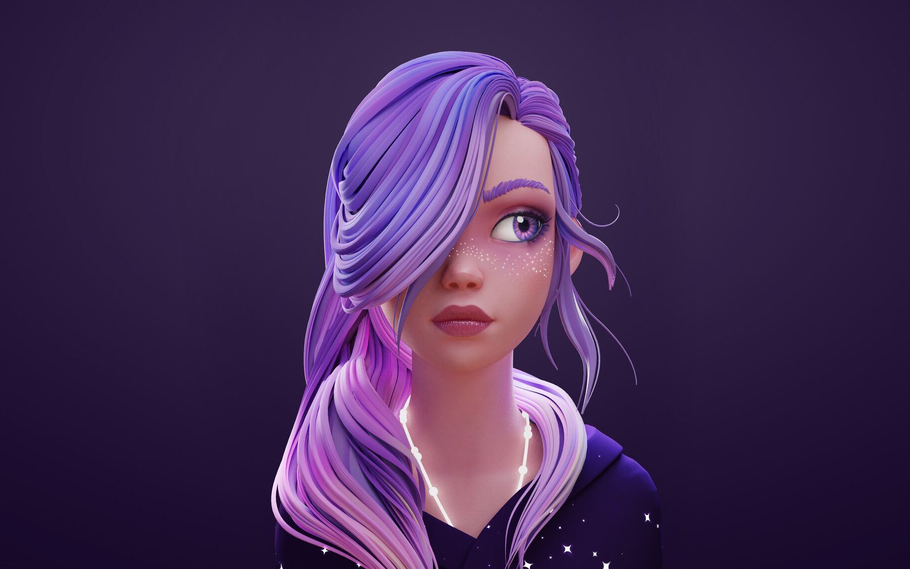 zbrush制作卡通风格女角色模型教程视频