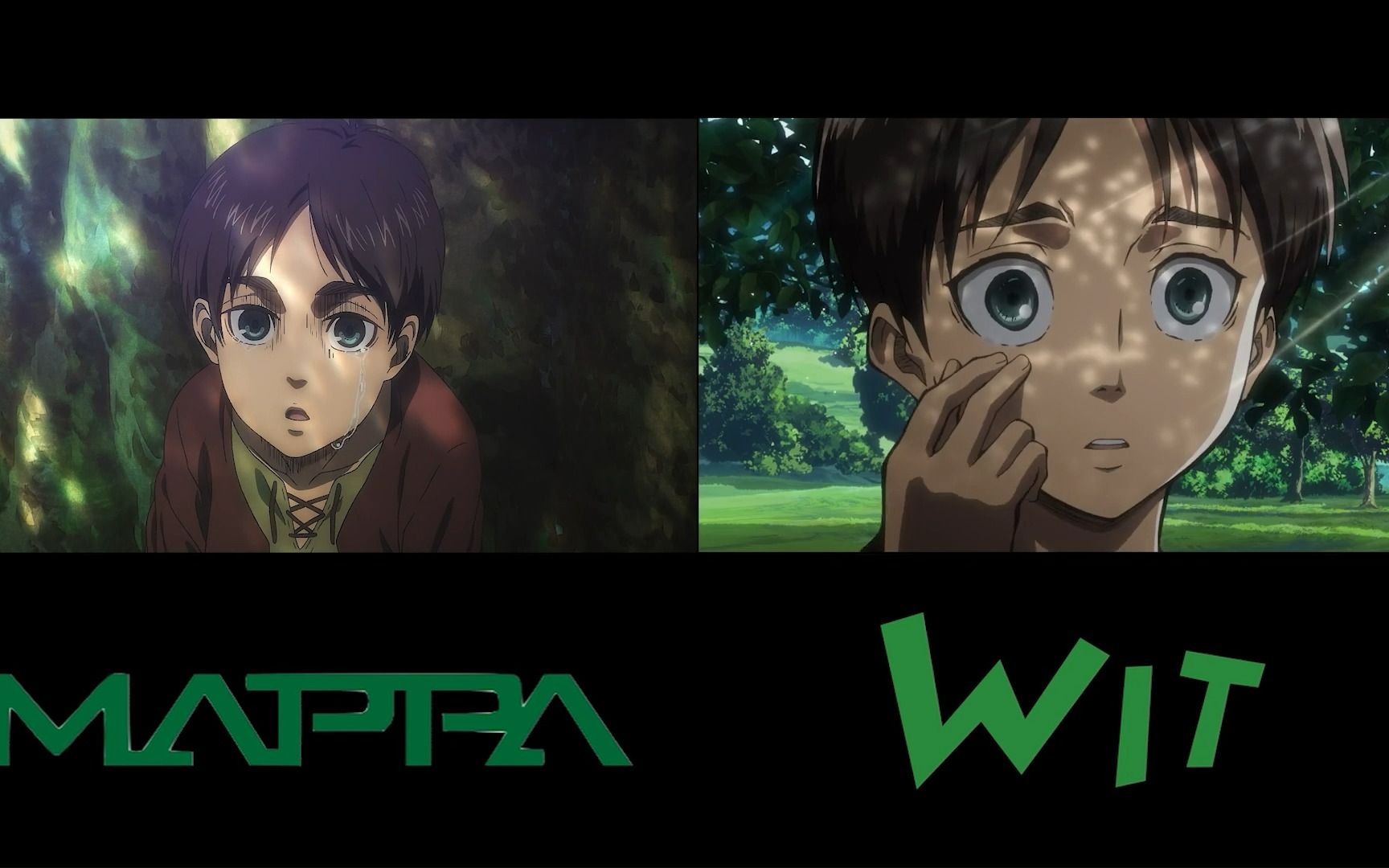 进击的巨人wit与mappa画风全对比