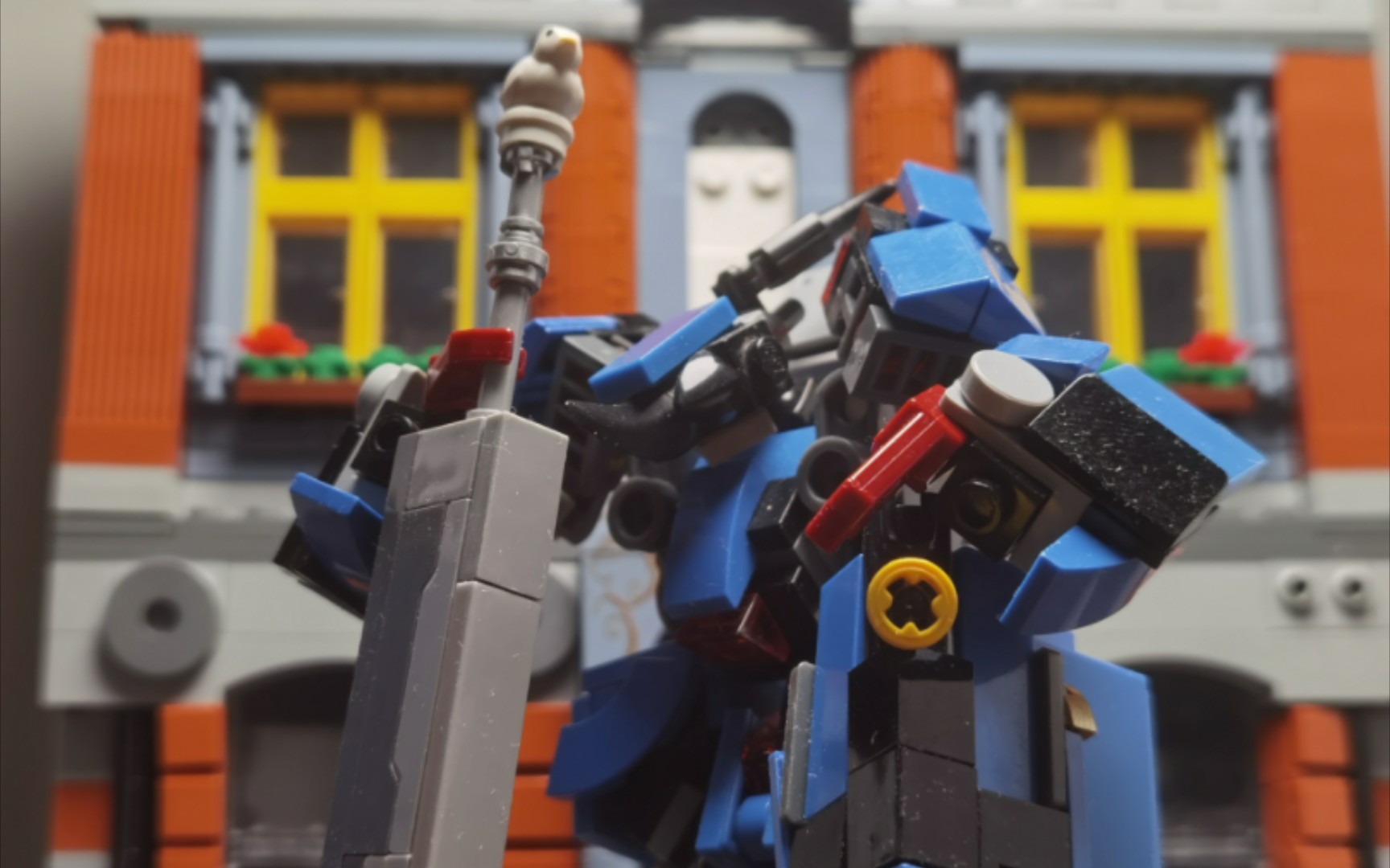 【乐高moc/机甲】塑料,行走在大地之上