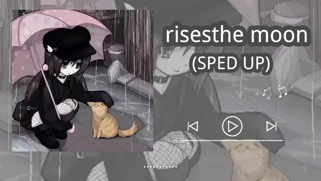 日推音乐|risesthe moon(SPED UP)哔哩哔哩bilibili