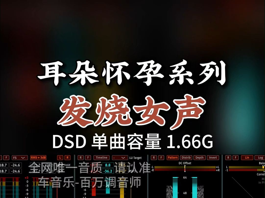 [图]耳朵怀孕系列，极品发烧女声《一生所爱》DSD完整版1.66G，百万调音师专业录音棚制作，顶级hifi无损音质