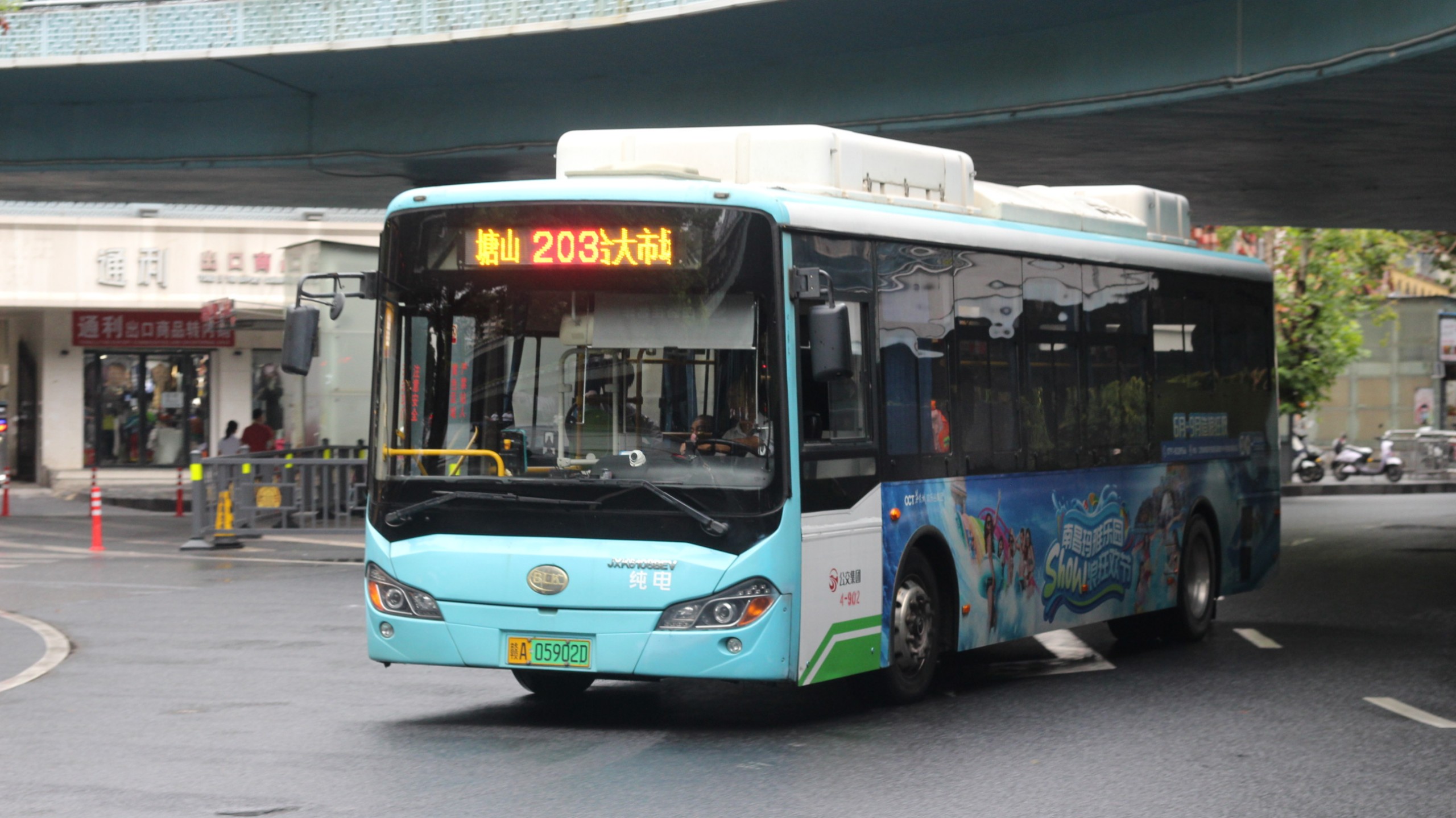 南昌公交203路全程pov含报站 塘山→鸿诚综合大